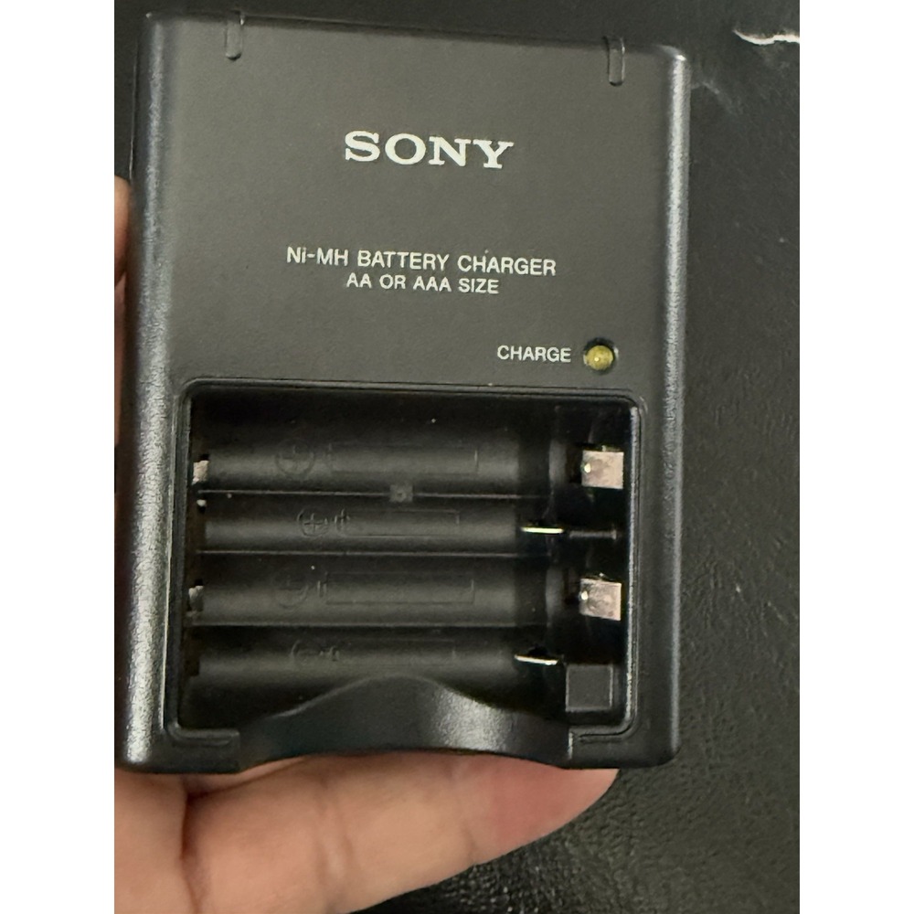 Original charger Sony BC-CS2A for type batteries Ni-MH AA & AAA Tested Work